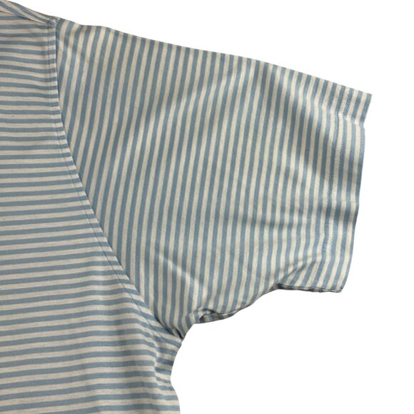 Peter Millar Polo Shirt Men's XXL Classic Fit Short Sleeve Golf Blue Stripe - Picture 5 of 10